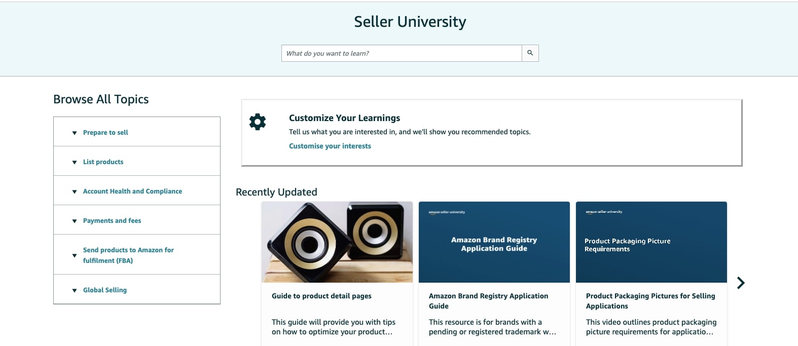 Amazon Seller University Amazon Seller University