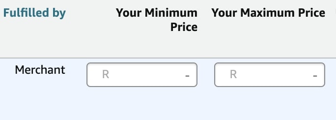 Sync pricing into the minimum and maximum price parameters for Automate Pricing Sync pricing into the minimum and maximum price parameters for Automate Pricing